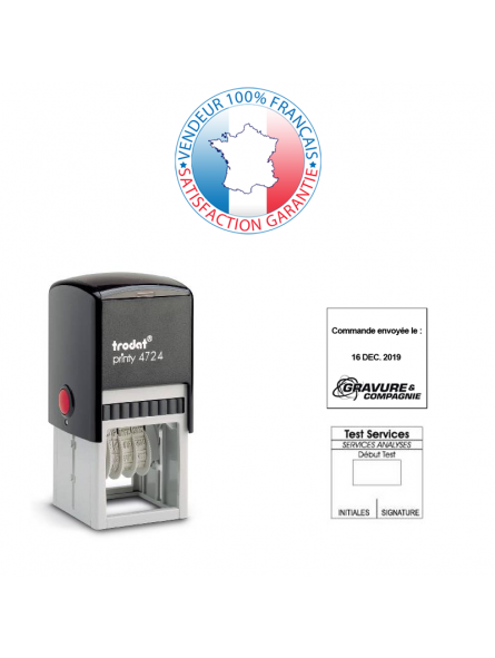 tampon encreur dateur TRODAT PRINTY tampon encreur dateur TRODAT PRINTY