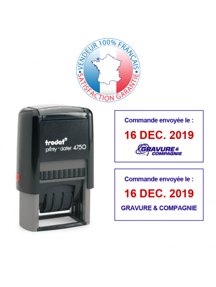 tampon encreur dateur TRODAT PRINTY tampon encreur dateur TRODAT PRINTY