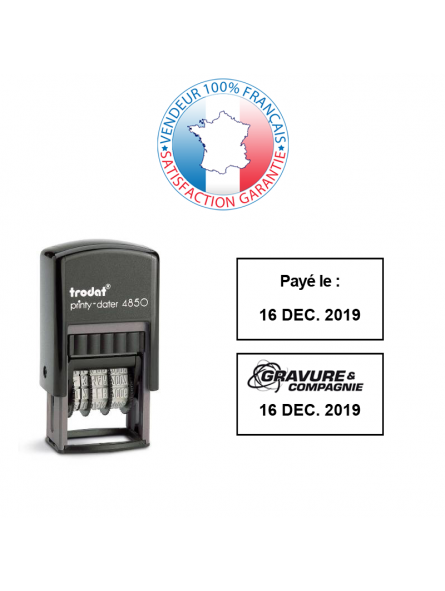 tampon encreur dateur TRODAT PRINTY tampon encreur dateur TRODAT PRINTY