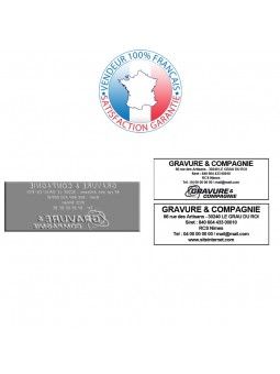 EMPREINTE TRODAT PRINTY 4915 | Plaque de texte | Timbre caoutchouc pour tampon encreur