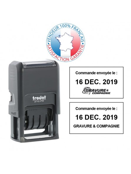 tampon encreur dateur TRODAT PRINTY tampon encreur dateur TRODAT PRINTY