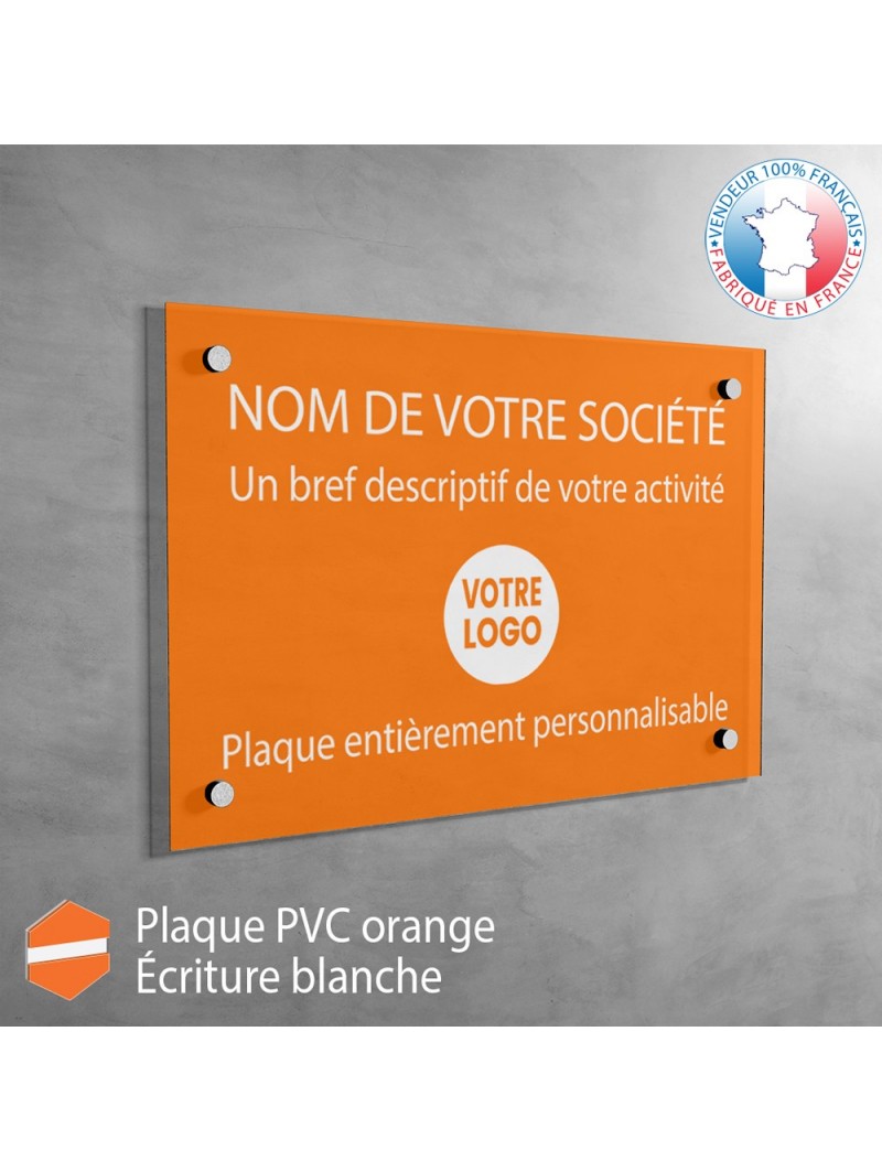 Plaque Professionnelle PVC - Plaque Gravée À Personnaliser