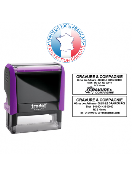 Tampons encreurs TRODAT PRINTY 4912 Tampons encreurs TRODAT PRINTY 4912