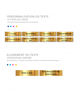 Plaque pour interphone noire