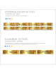 Plaque Boite Aux Lettres Avec Numéro Adhésive PVC – Plaque Gravée À Personnaliser 10 x 2,5 cm (Jaune)