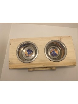 Support gamelle duo pour chien