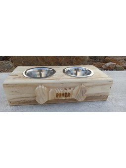 Support gamelle duo pour chien