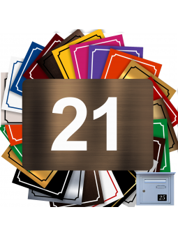 Numéro De Rue Pour Boîte Aux Lettres Adhésif - Numéro De Maison PVC ()