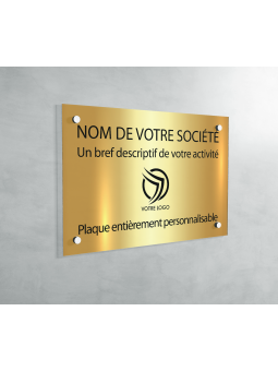 Plaque professionnelle en PVC OR cabinet médical