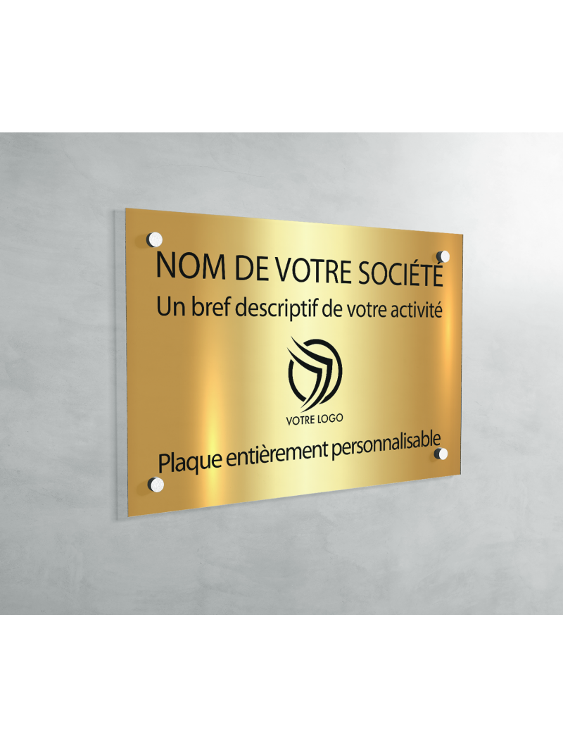 Plaque professionnelle en PVC OR cabinet médical