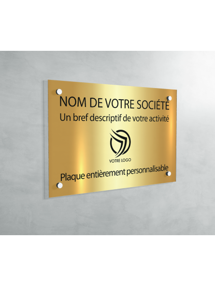 Plaque professionnelle en PVC OR cabinet médical Plaque professionnelle en PVC OR cabinet médical