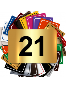 Numéro De Rue Pour Boîte Aux Lettres Adhésif - Numéro De Maison PVC ()