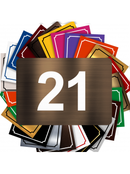 Numéro De Rue Pour Boîte Aux Lettres Adhésif - Numéro De Maison PVC ()