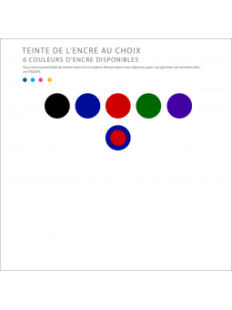 Tampon encreur dateur RECTANGLE 49 x 28 mm | 2 + 2 lignes | TRODAT METAL LINE 5440 | EMPREINTE OFFERTE