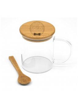 Mug COCO - verre et bambou...